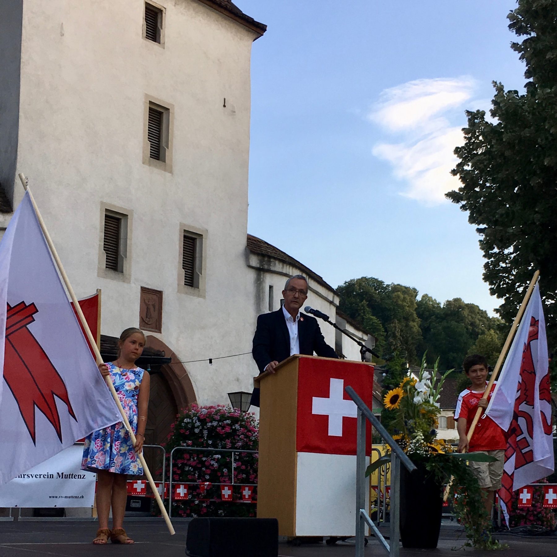 Thomas Weber, Bundesfeier 1. August 2018, Muttenz/Reinach