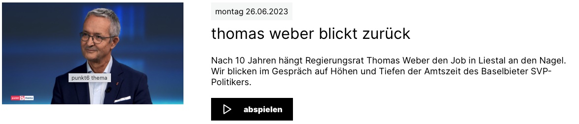 Thomas Weber, telebasel: thomas weber blickt zurück