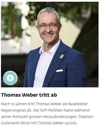 Thomas Weber, BASILISK: Thomas Weber tritt ab