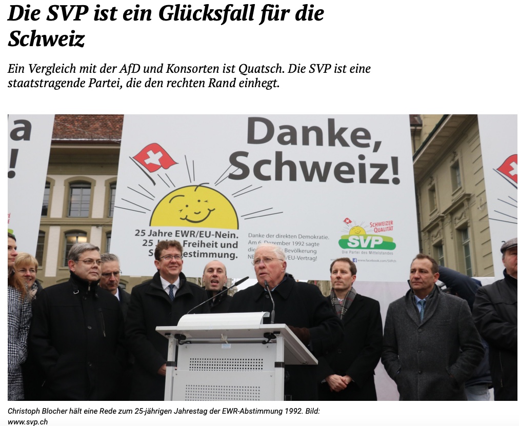 Thomas Weber, Prime News: „Die SVP ist ein Glücksfall für die Schweiz“