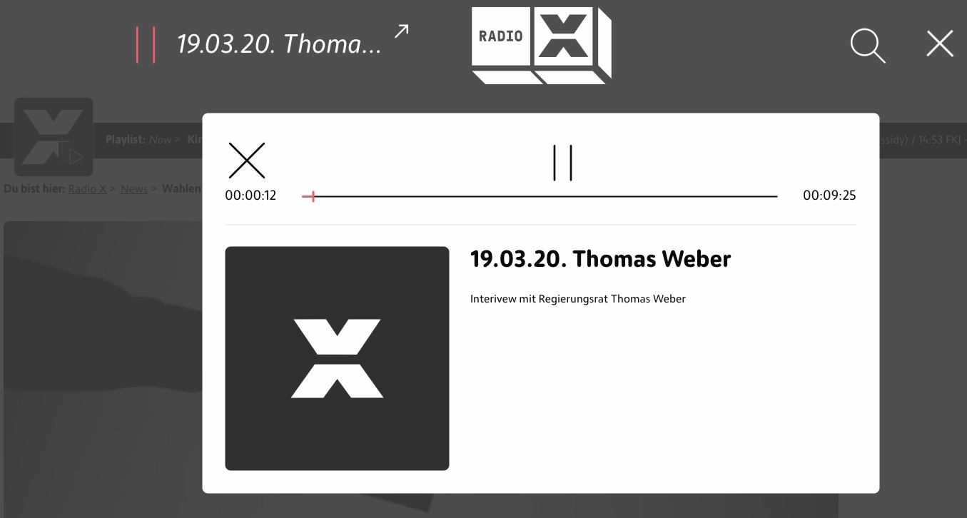 Thomas Weber, Radio X: „Wahlen im Baselbiet- im Interview“