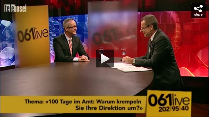 Thomas Weber, telebasel, 061live: «100 Tage im Amt»