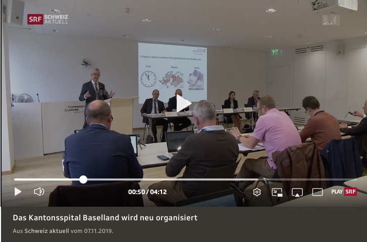 Thomas Weber, SRF: „Das Kantonsspital Baselland wird neu organisiert“